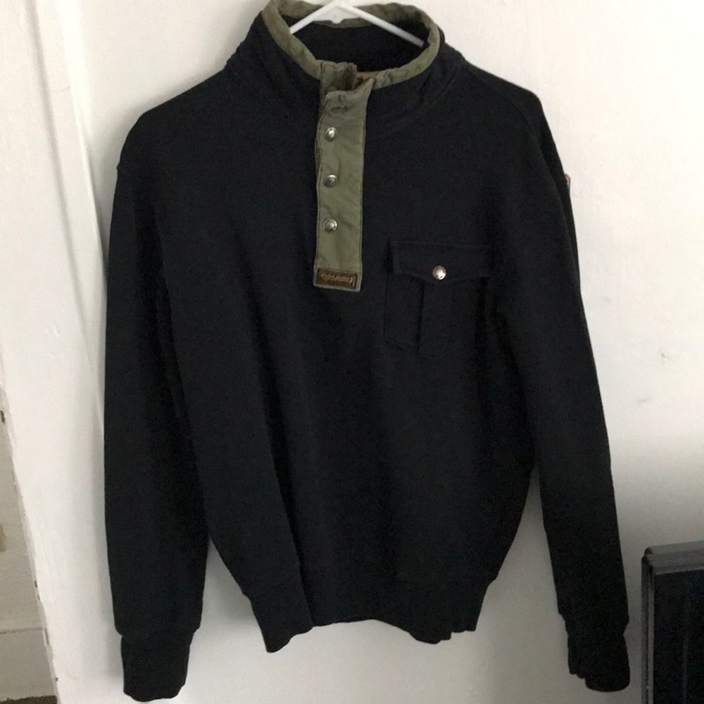 POLO RALPH LAUREN QUARTER ZIP/BUTTON